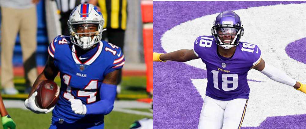 Bills' Stefon Diggs, Vikings' Justin Jefferson both shine, but