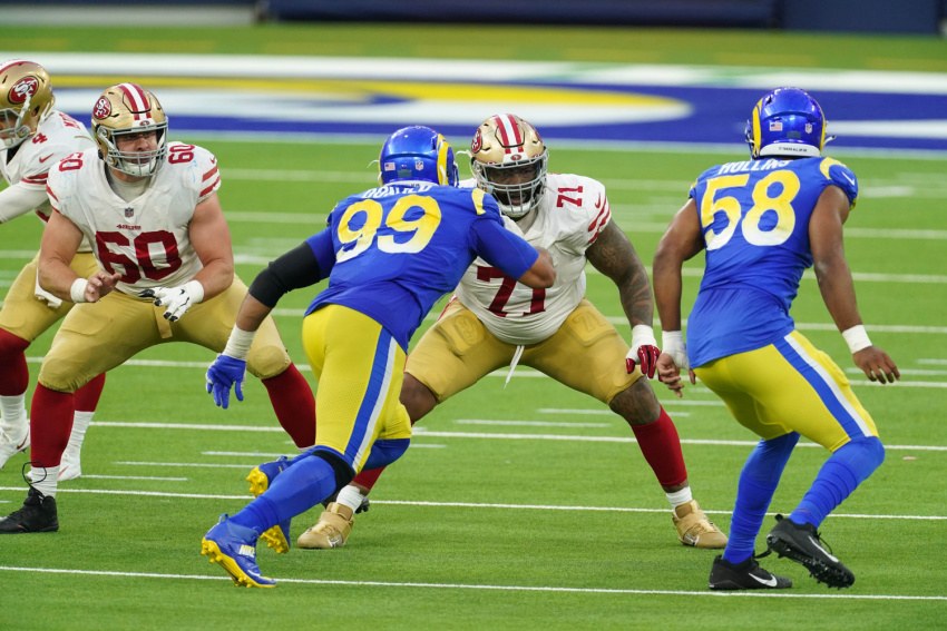 los angeles rams and the 49ers