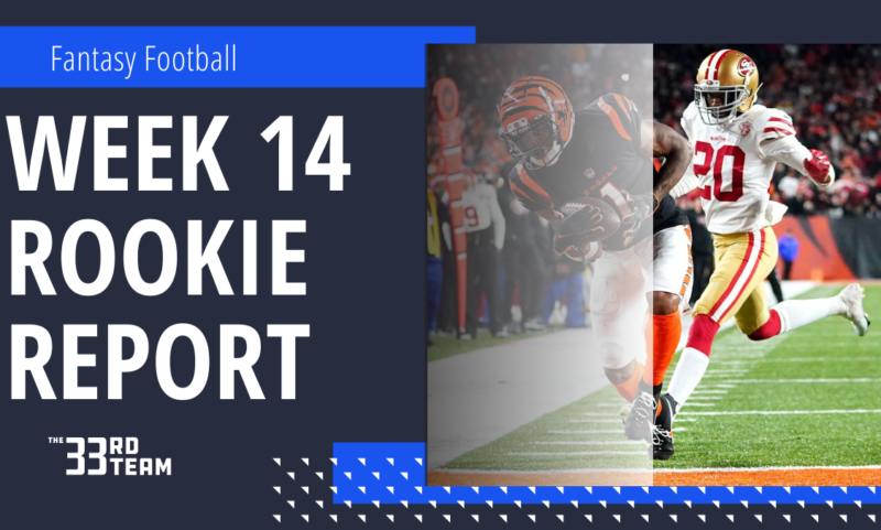 Week 14 Rookie Report: Chase to the Bank