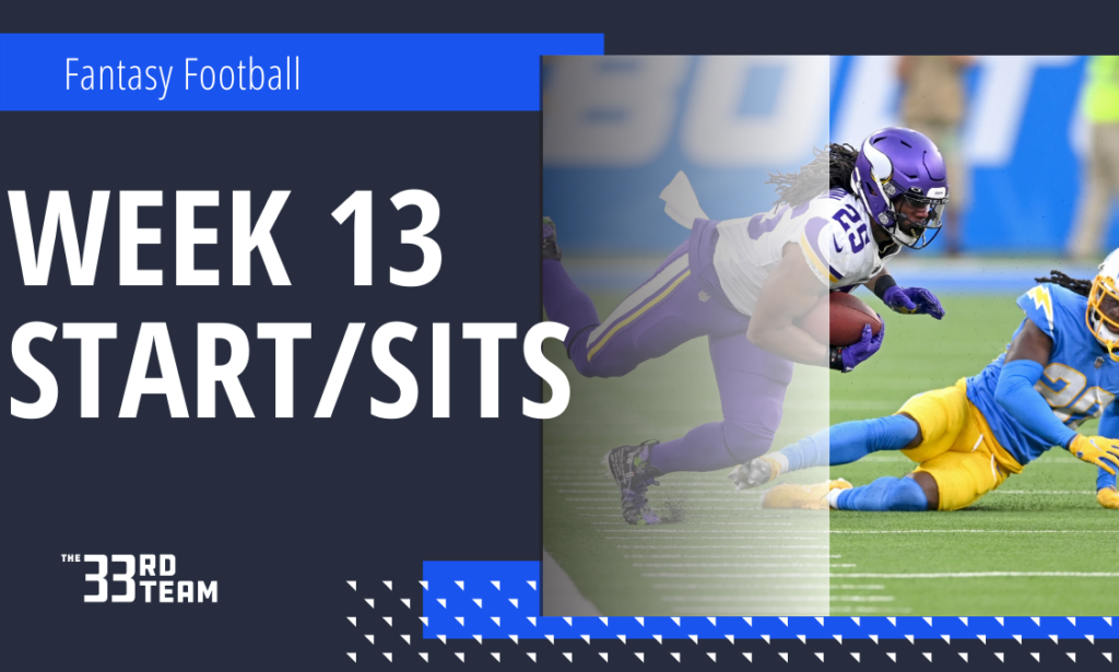 Fantasy Football Week 13 Starts/Sits