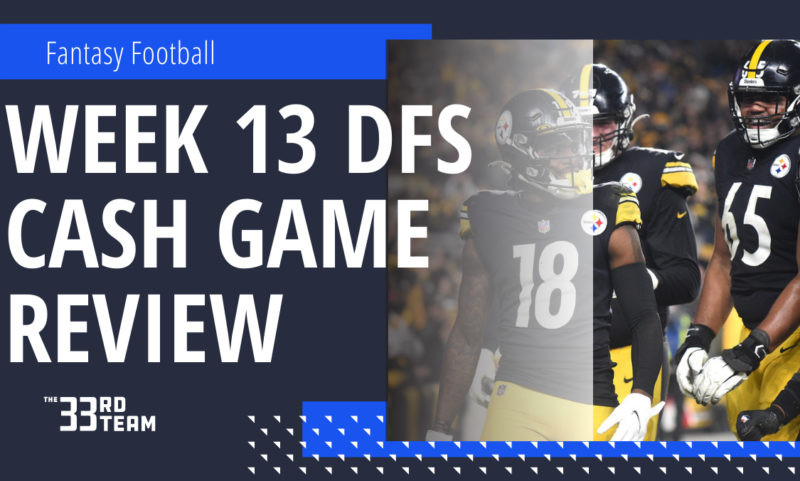 Week 13 DFS Cash Game Review