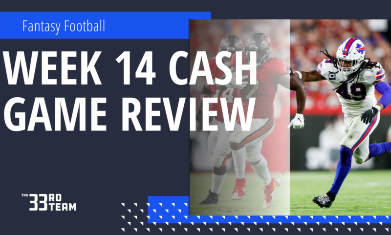 Week 14 DFS Cash Game Review