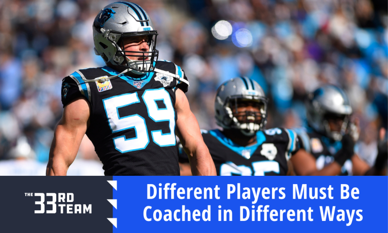 Different Players Must be Coached In Different Ways