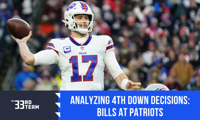 The Urgency Meter: Analyzing the 4th Down Decisions for Bills at Patriots in Week 16