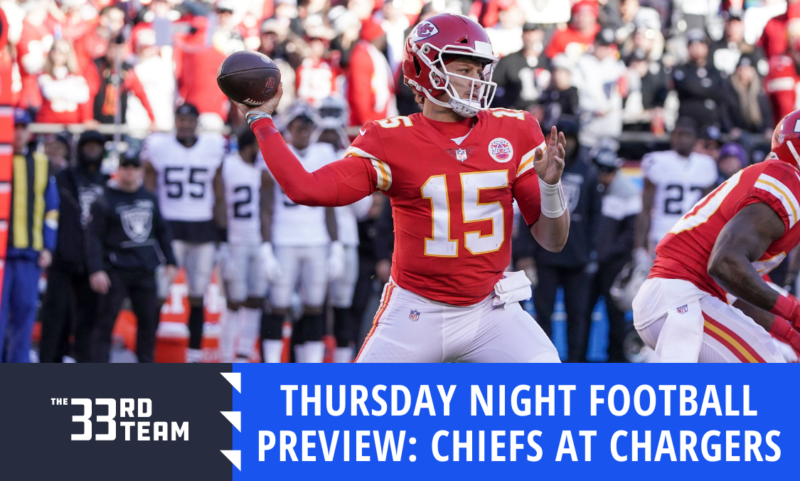 Thursday Night Football Preview: Kansas City Chiefs at Los Angeles Chargers