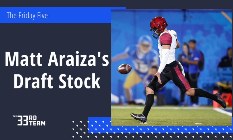 Matt Araiza's Draft Stock