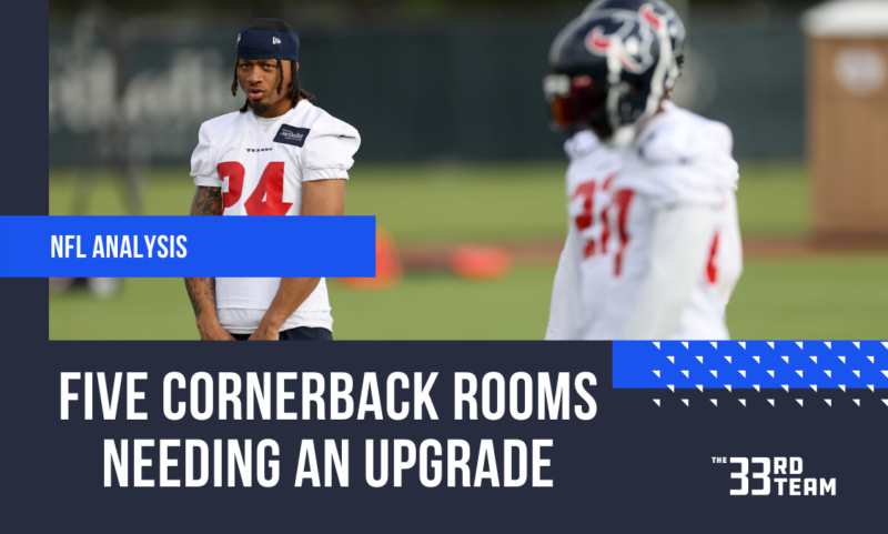 Five Cornerback Rooms that Need an Upgrade
