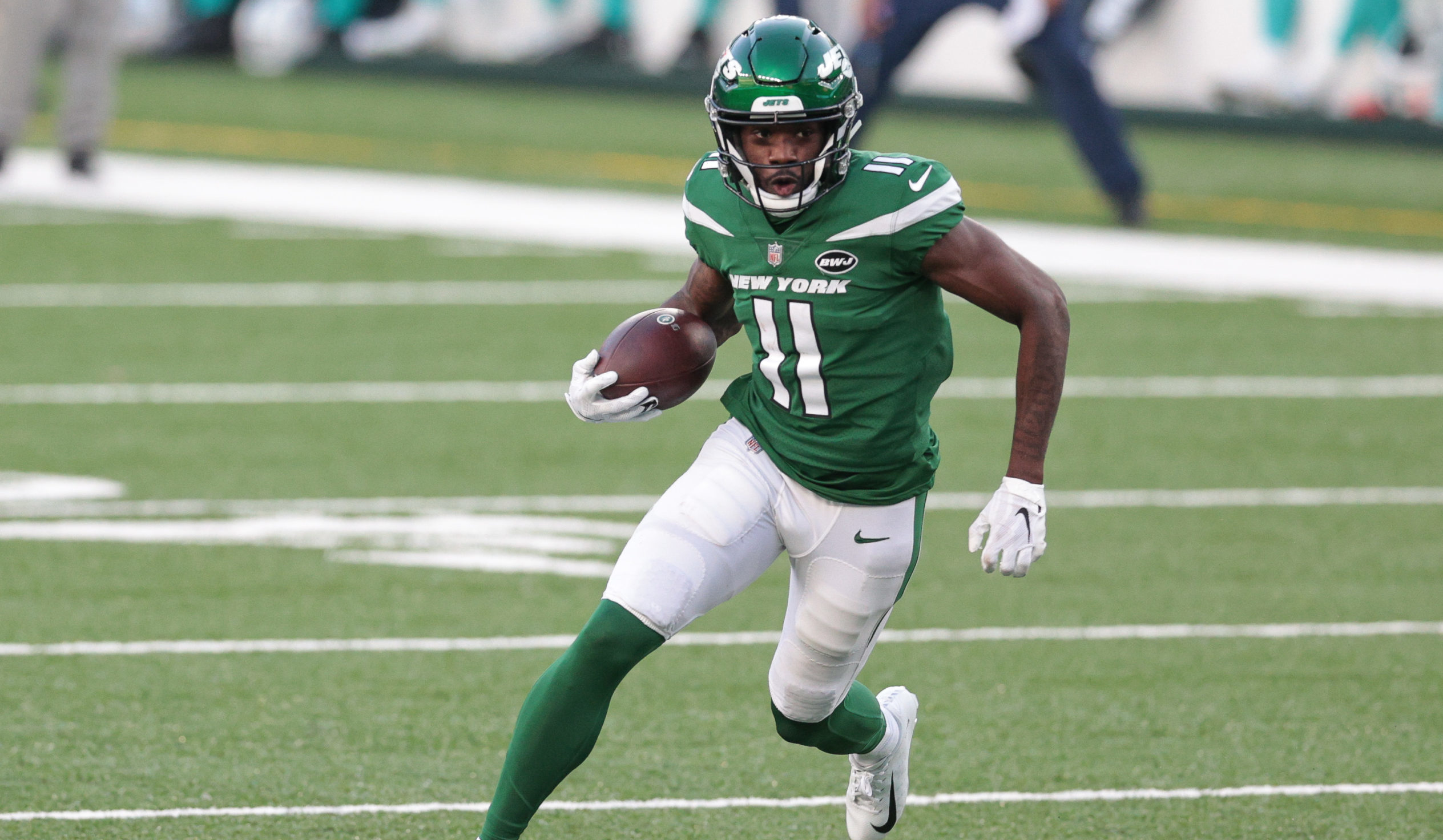 WR Denzel Mims Requests Trade From N.Y. Jets