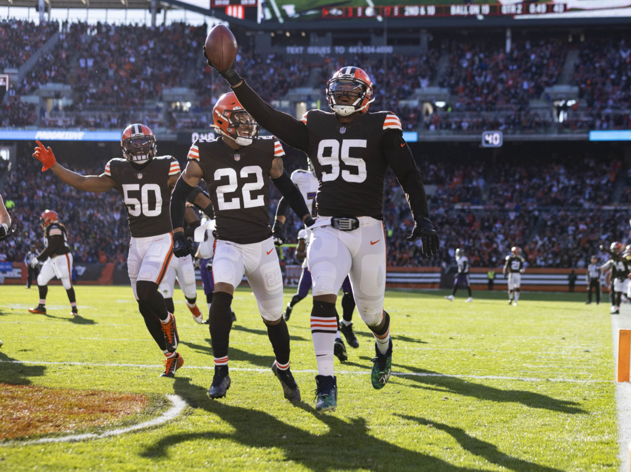 Myles Garrett Browns return touchdown