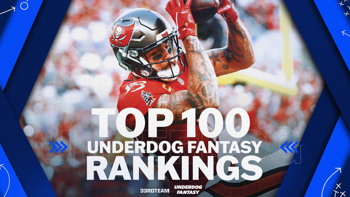 Top-100 Underdog Fantasy Rankings