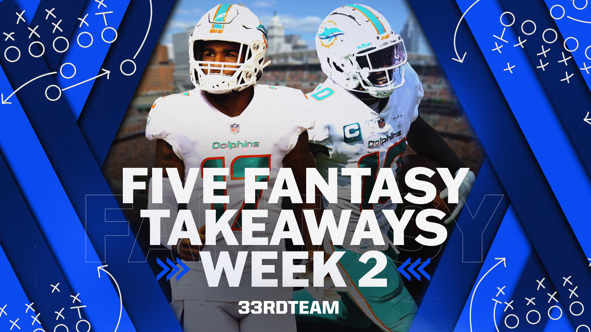 Five Fantasy Takeaways from NFL Week 2