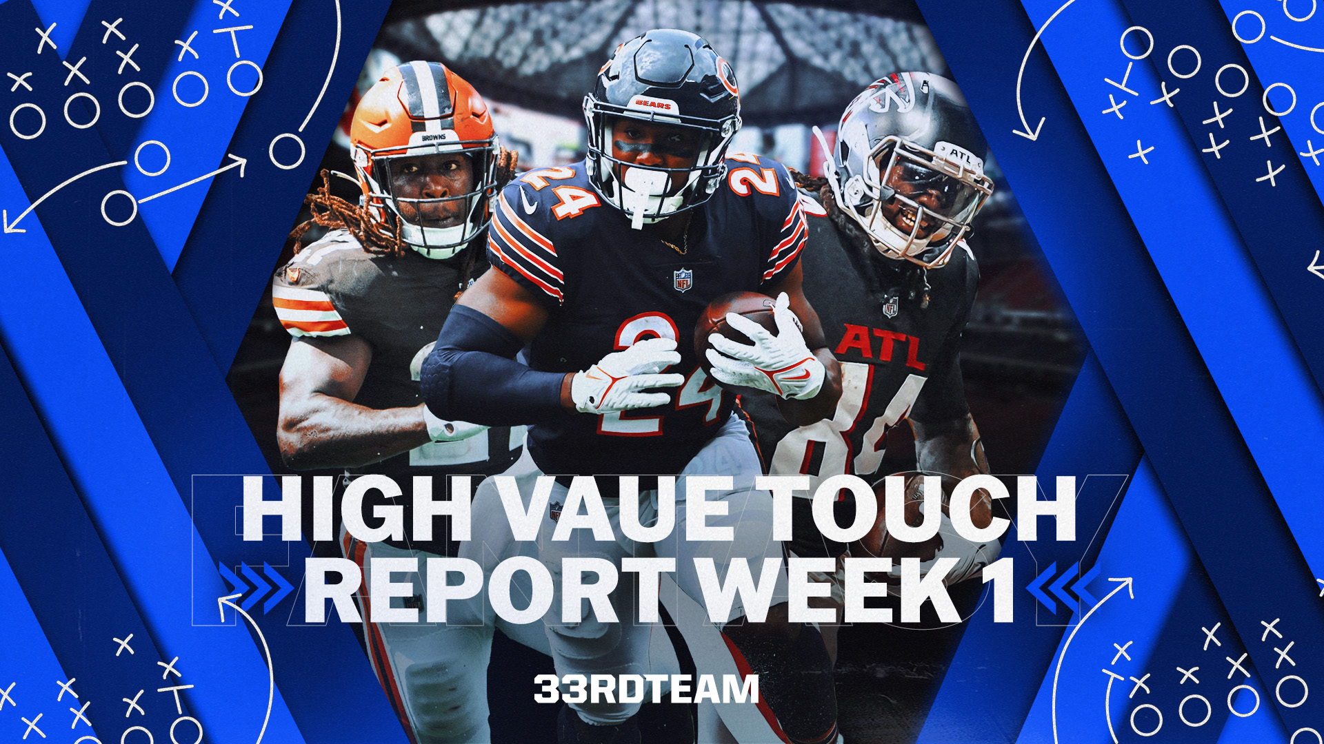 High-Value Touch Report: Week 1 Red Zone & Goal-To-Go Data