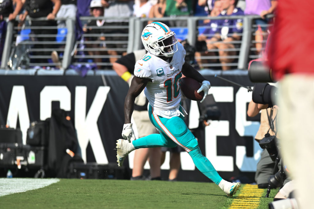 Miami Dolphins wide receiver Tyreek Hill