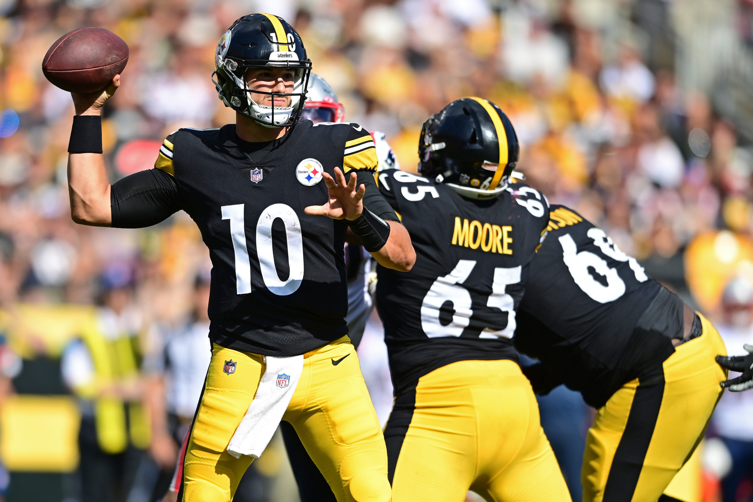 Mitchell Trubisky Steelers vs. Browns