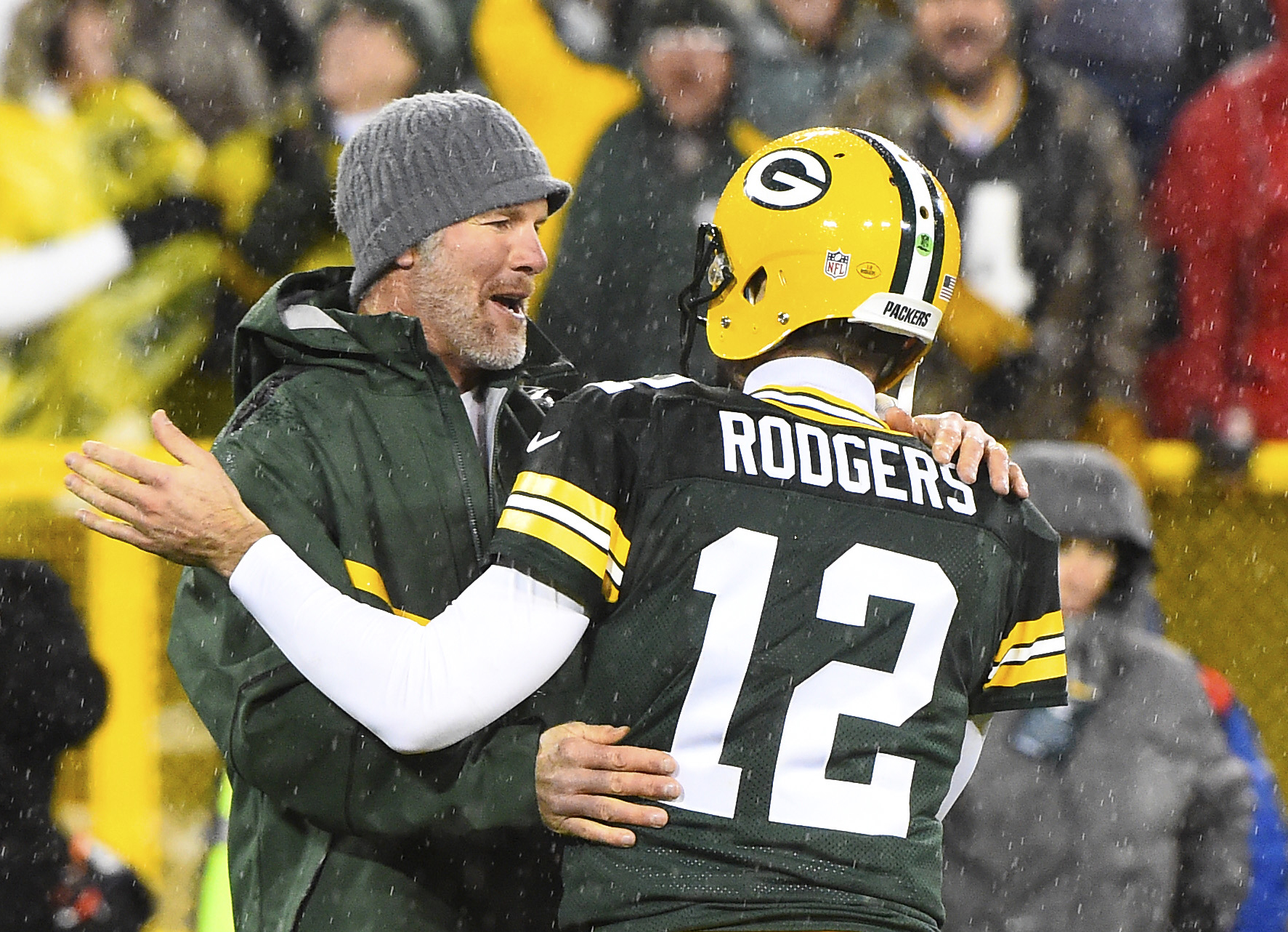 Brett Favre Aaron Rodgers