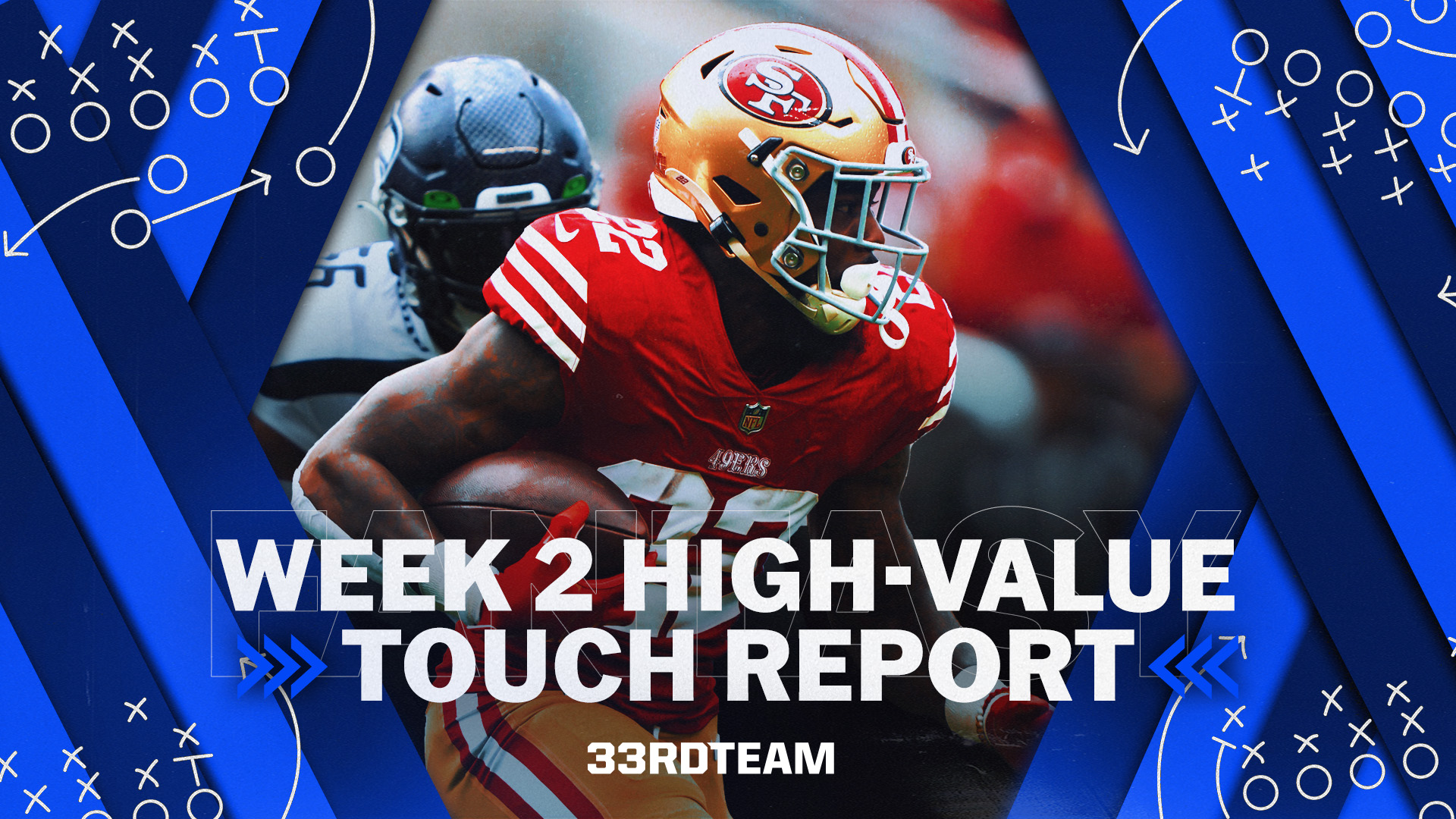 High-Value Touch Report: Week 2 Red Zone & Goal-To-Go Data
