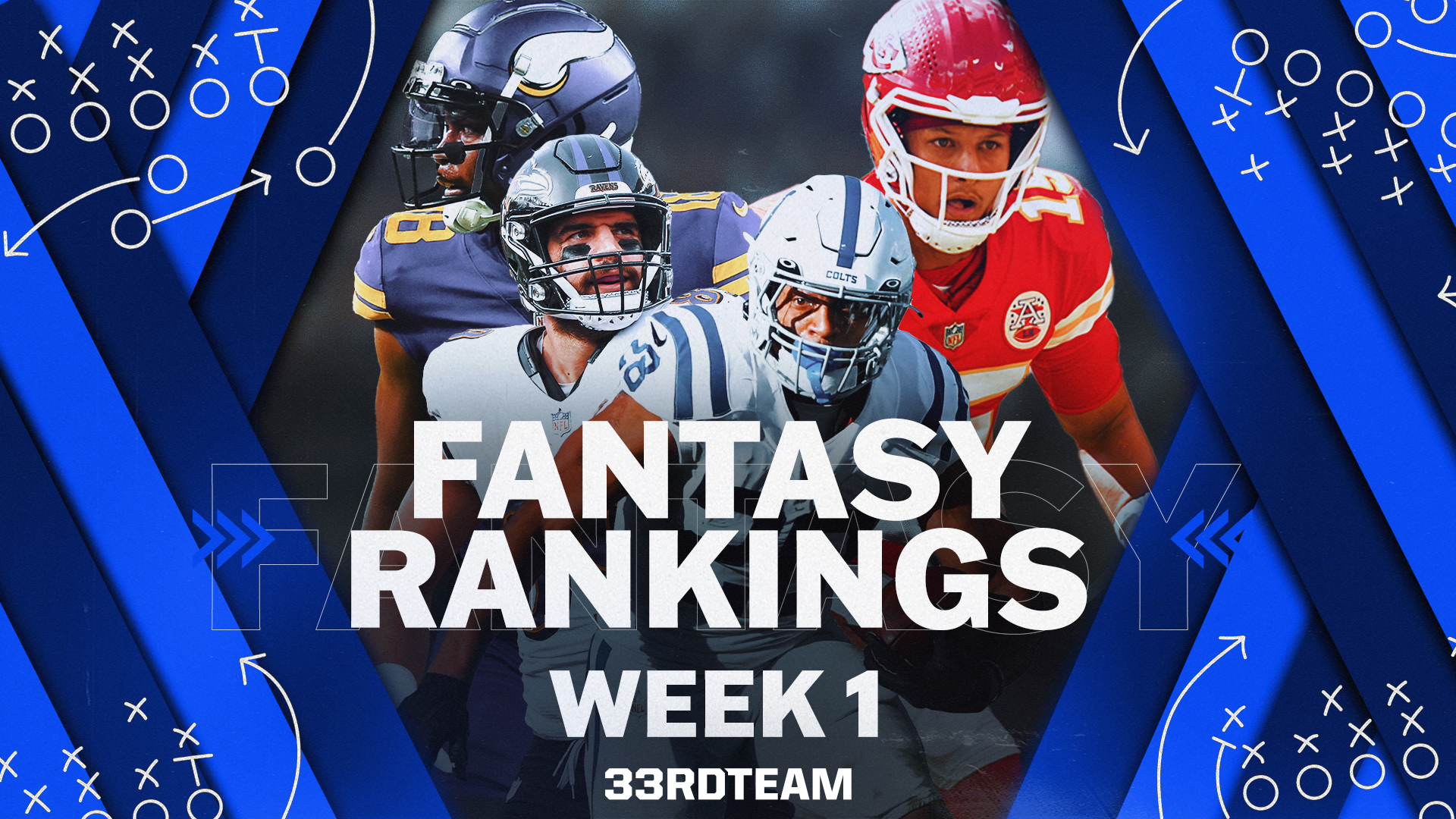 fantasy footballers week 1 rankings