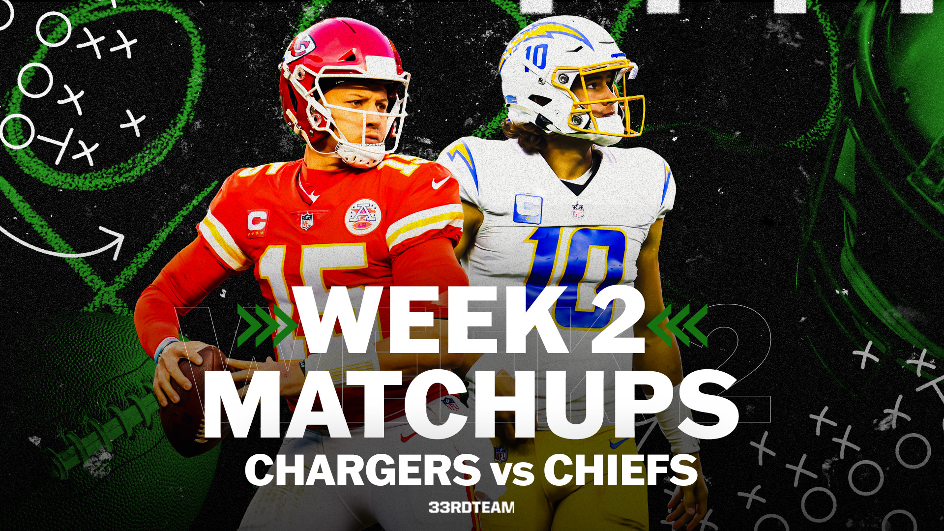 Matchups Week 2: Los Angeles Chargers vs. Kansas City Chiefs