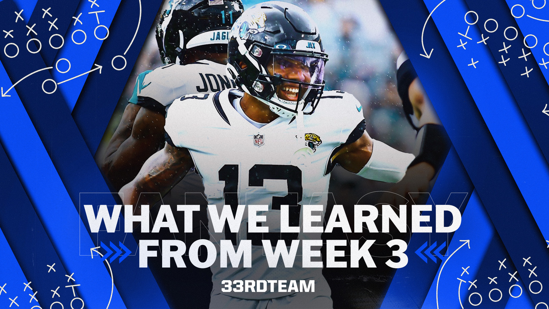 What We Learned From NFL Week 3 in Fantasy