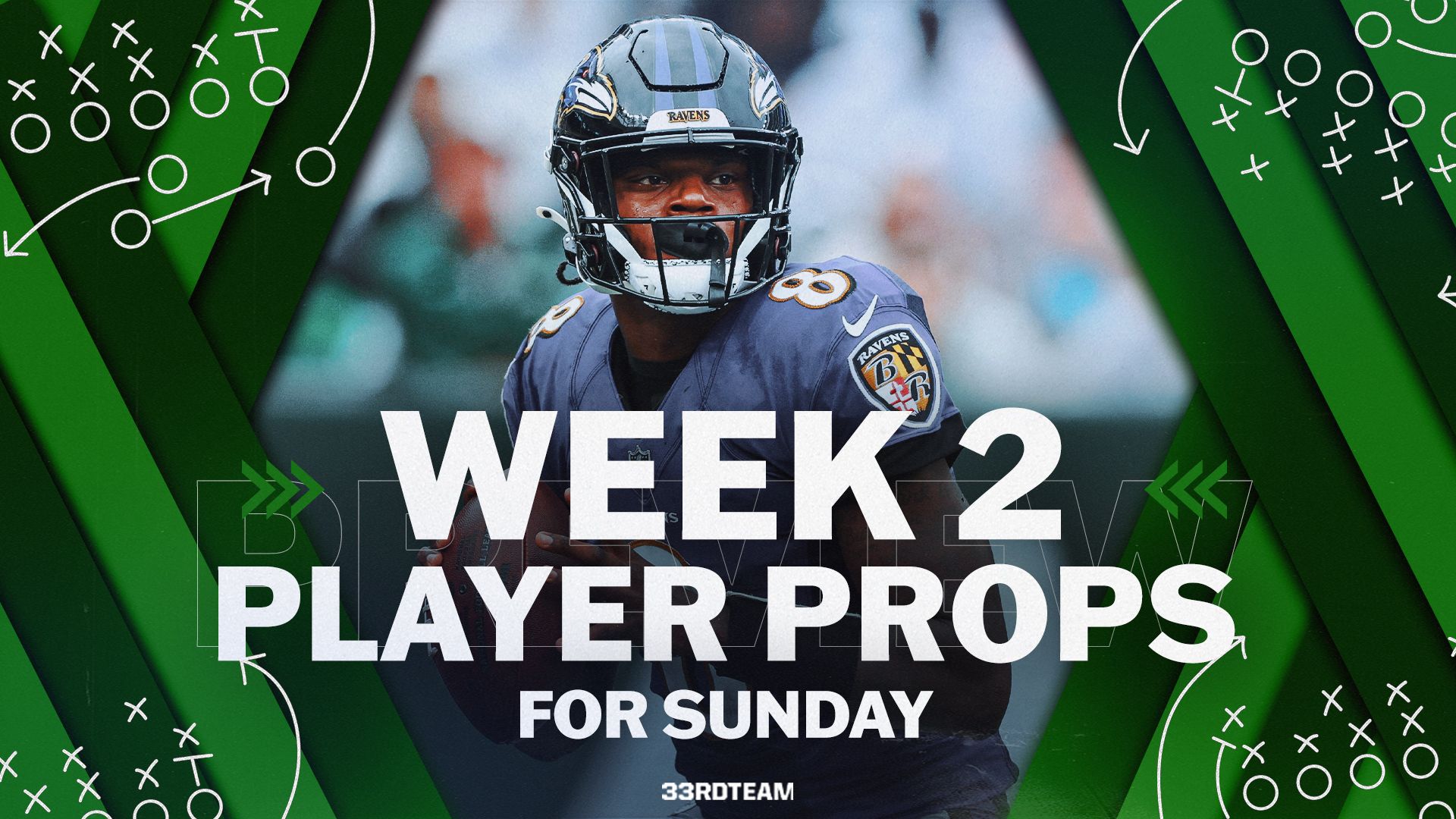 Week 2 Player Props for Sunday