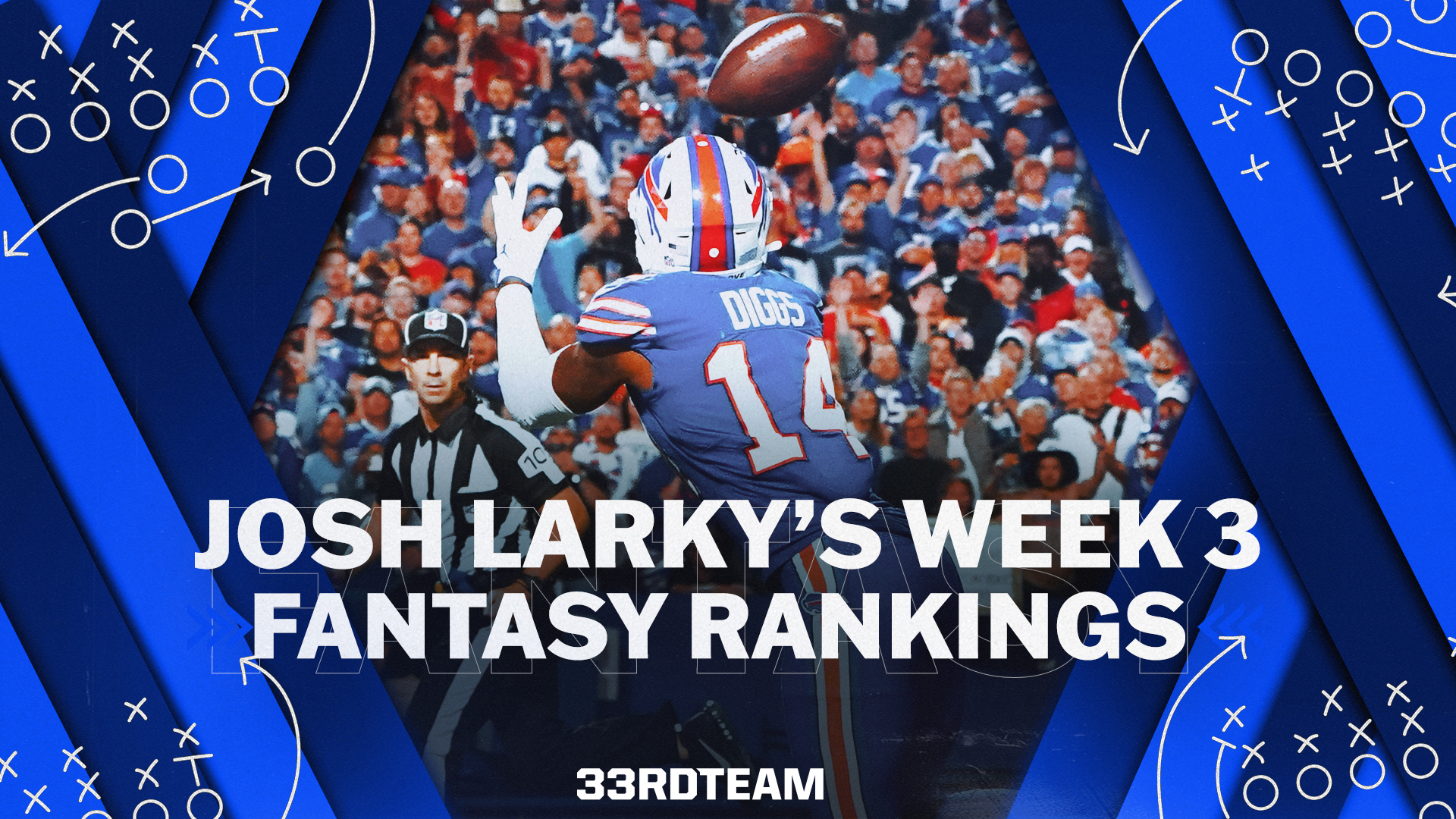 Week 3 Fantasy Rankings