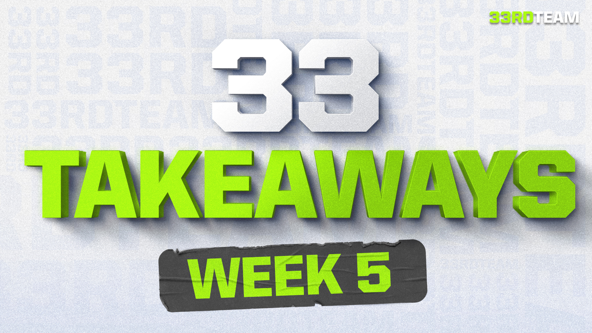 What We Learned: 33 Expert Takeaways From Week 5