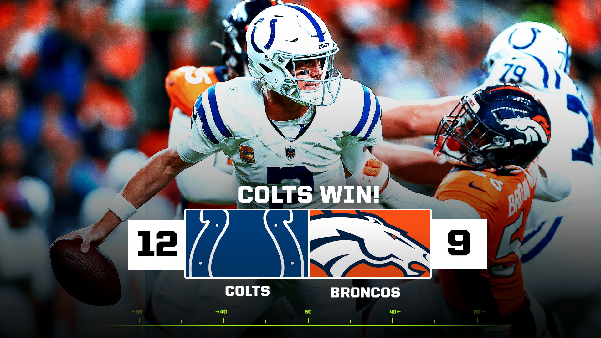 Low on Horsepower: Colts Beat Broncos in Game of Field Goals