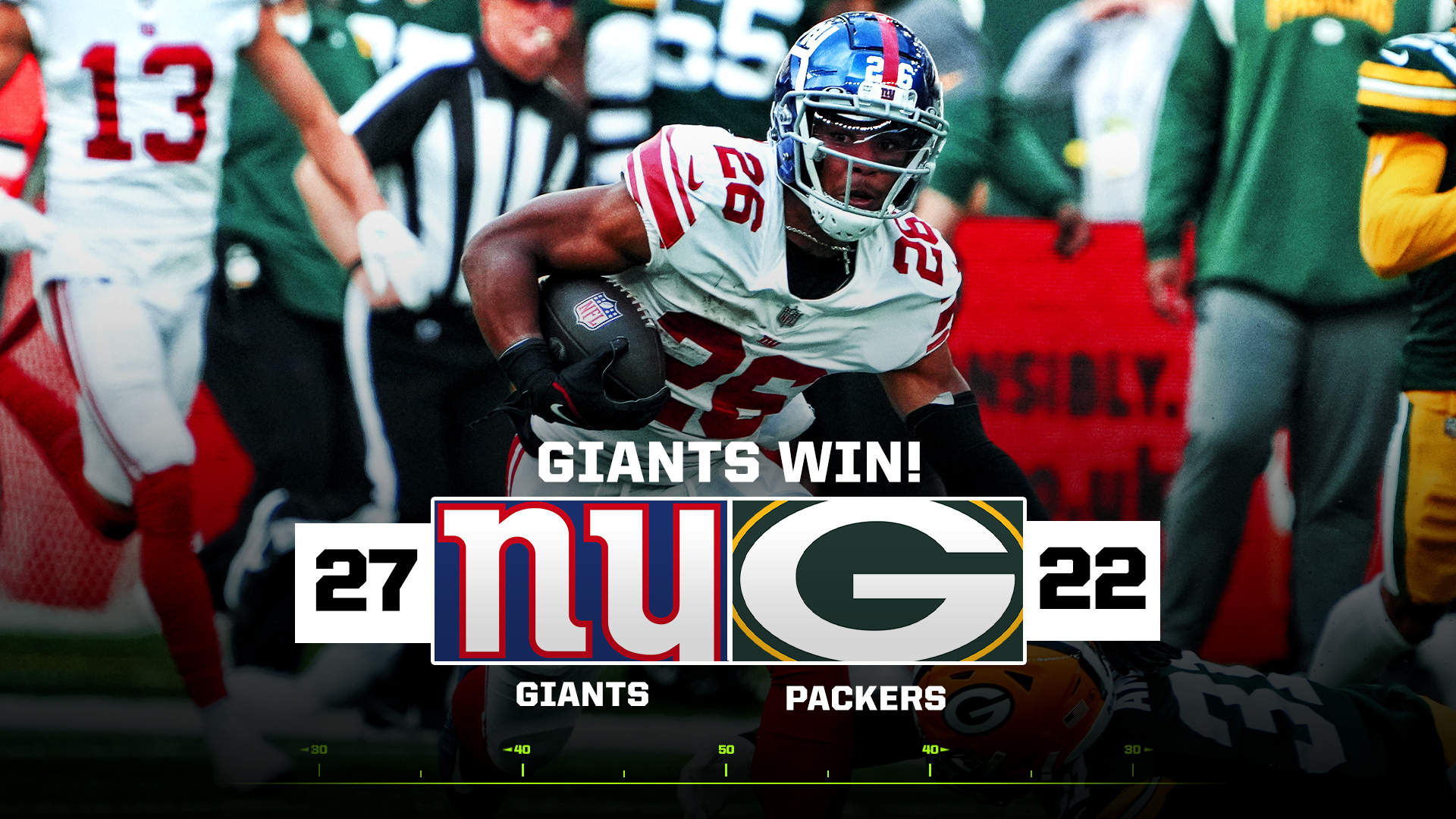 packers giants game 2022