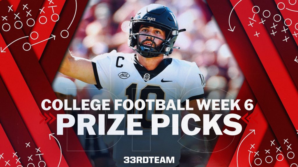 Week 6 College Football PrizePicks Props