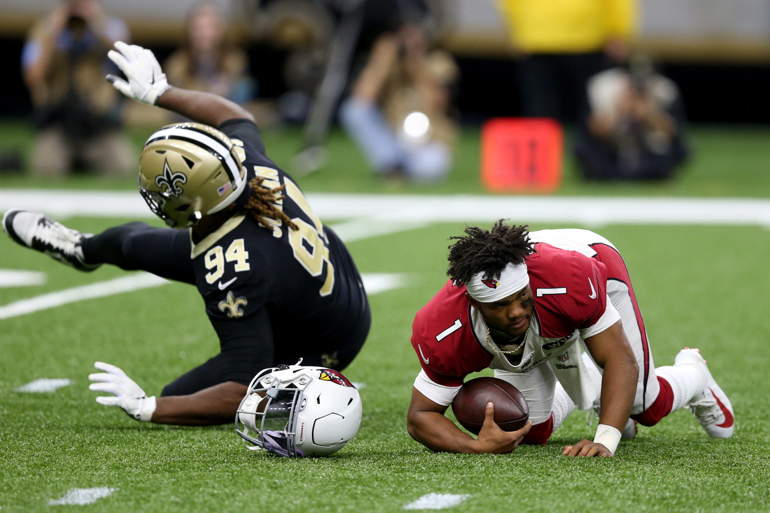 Cam Jordan Saints Cardinals