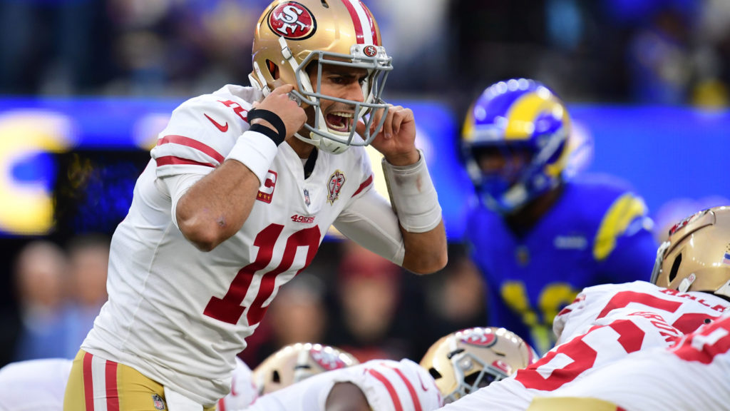 Quarterback Jimmy Garoppolo