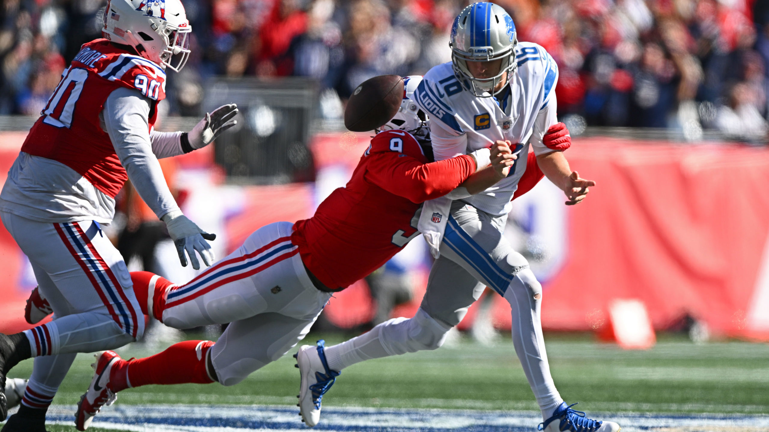 Lions Jared Goff vs. Patriots