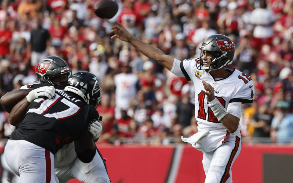 Tom Brady Buccaneers vs. Falcons