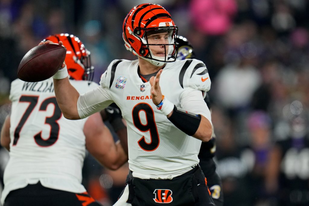 Joe Burrow Ravens Saints vs. Bengals