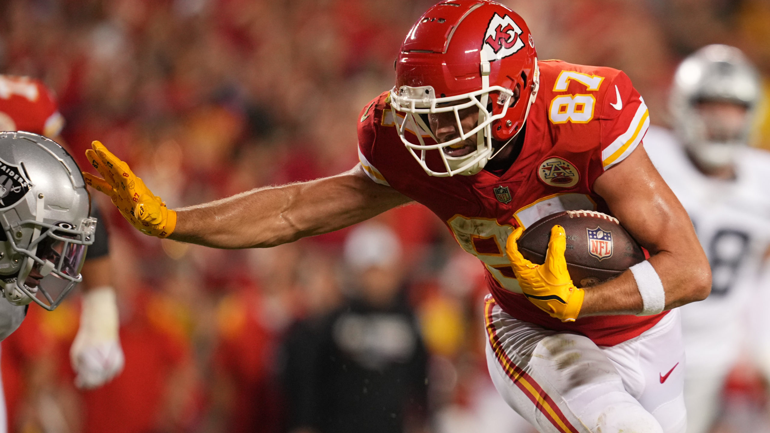 Travis Kelce Chiefs vs. Raiders