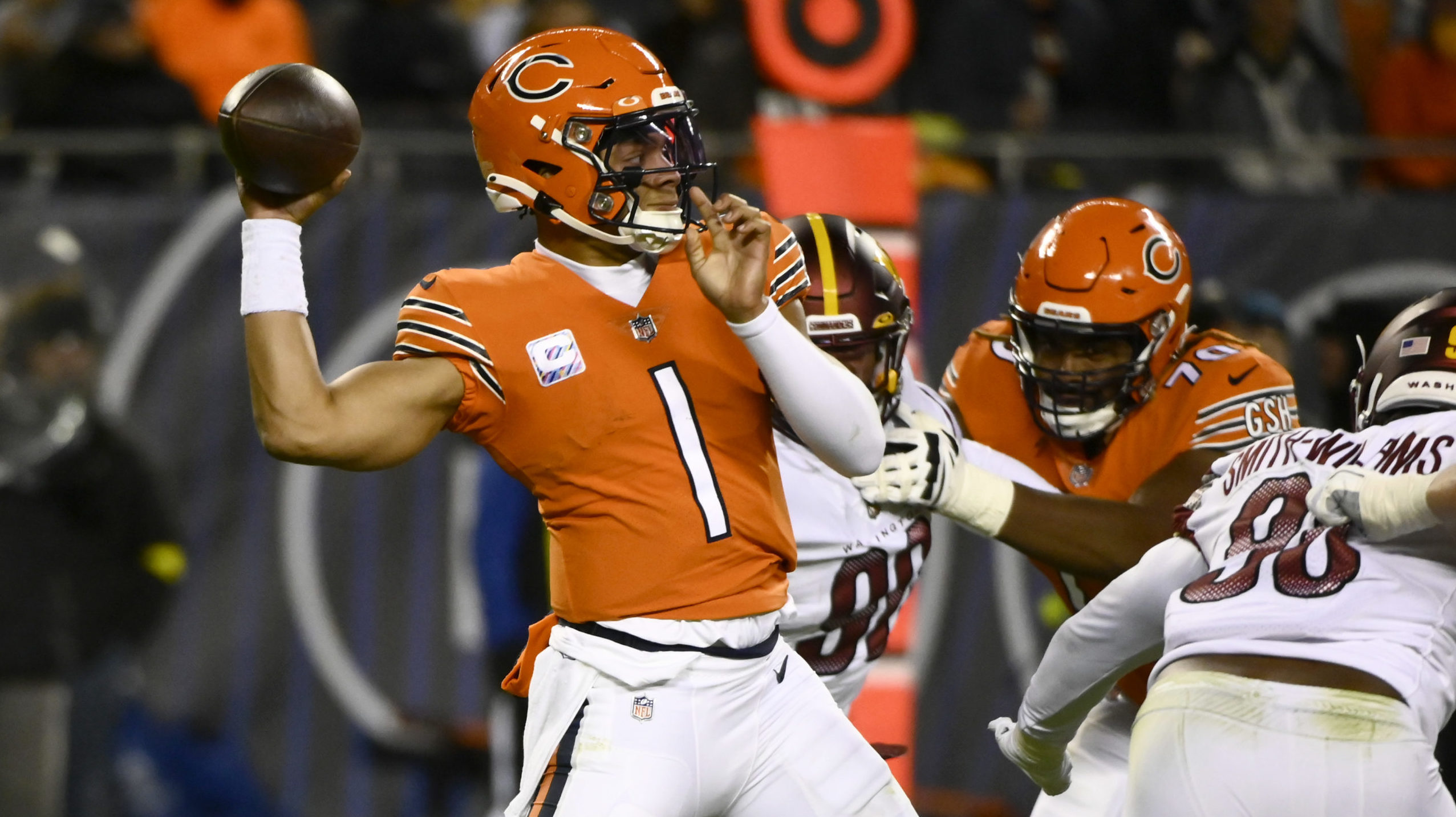 Justin Fields quarterback Chicago Bears