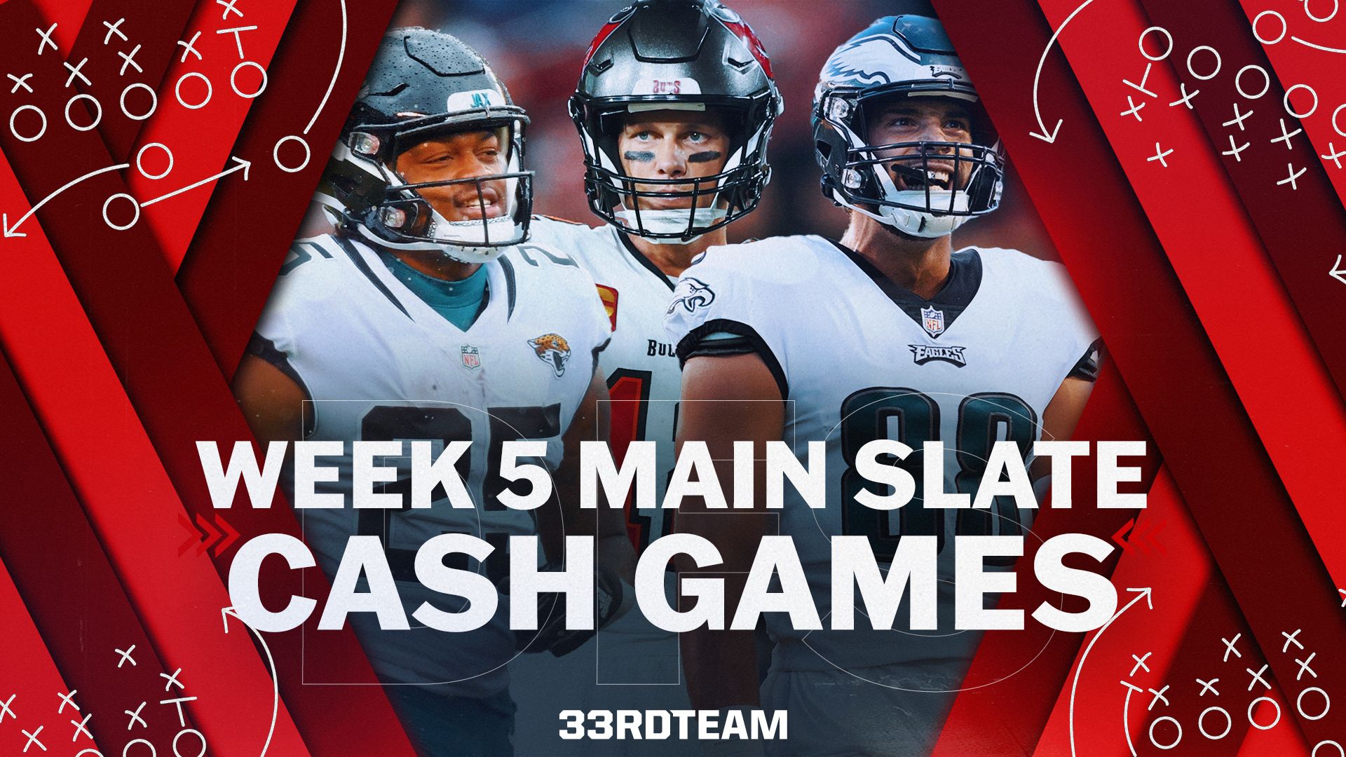 Week 5 Main Slate Cash games