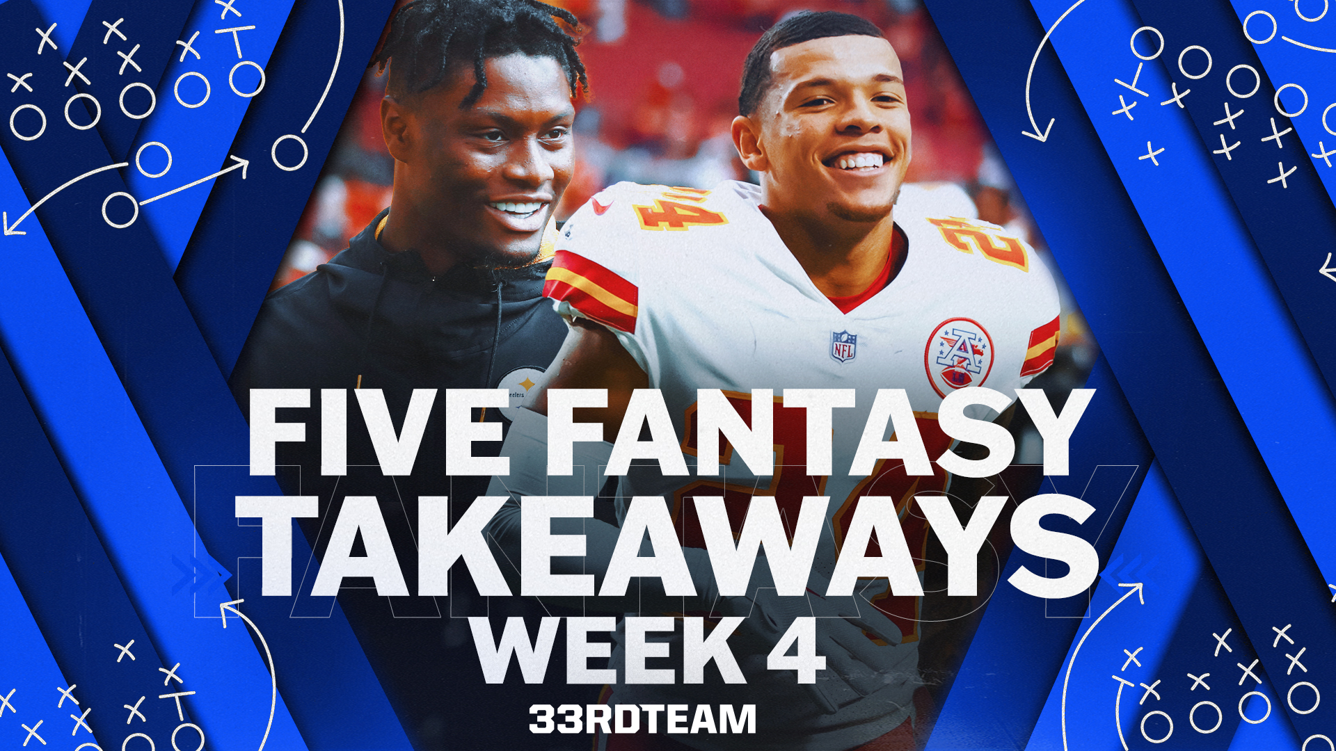 Five Fantasy Takeaways from NFL Week 4