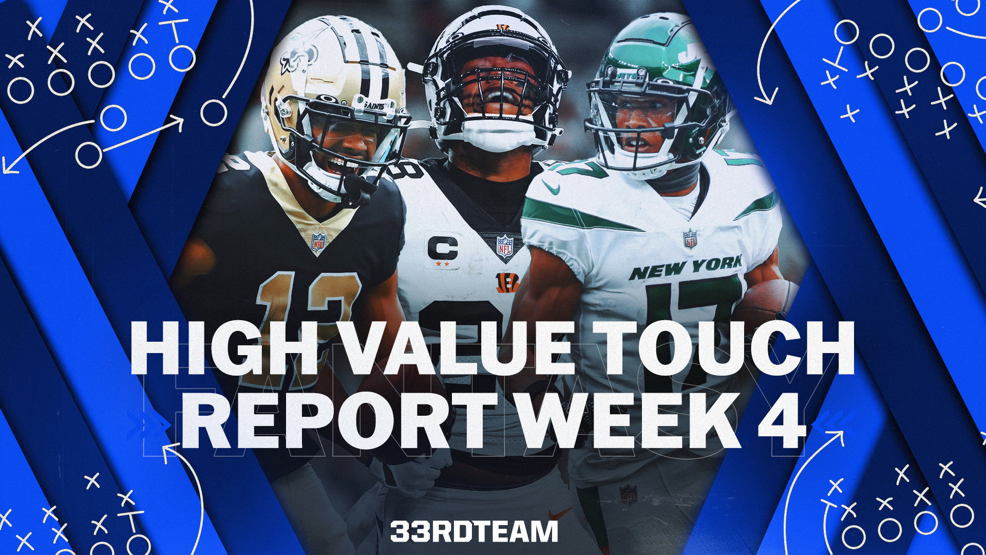 High-Value Touch Report: Week 4 Red Zone & Goal-To-Go Data