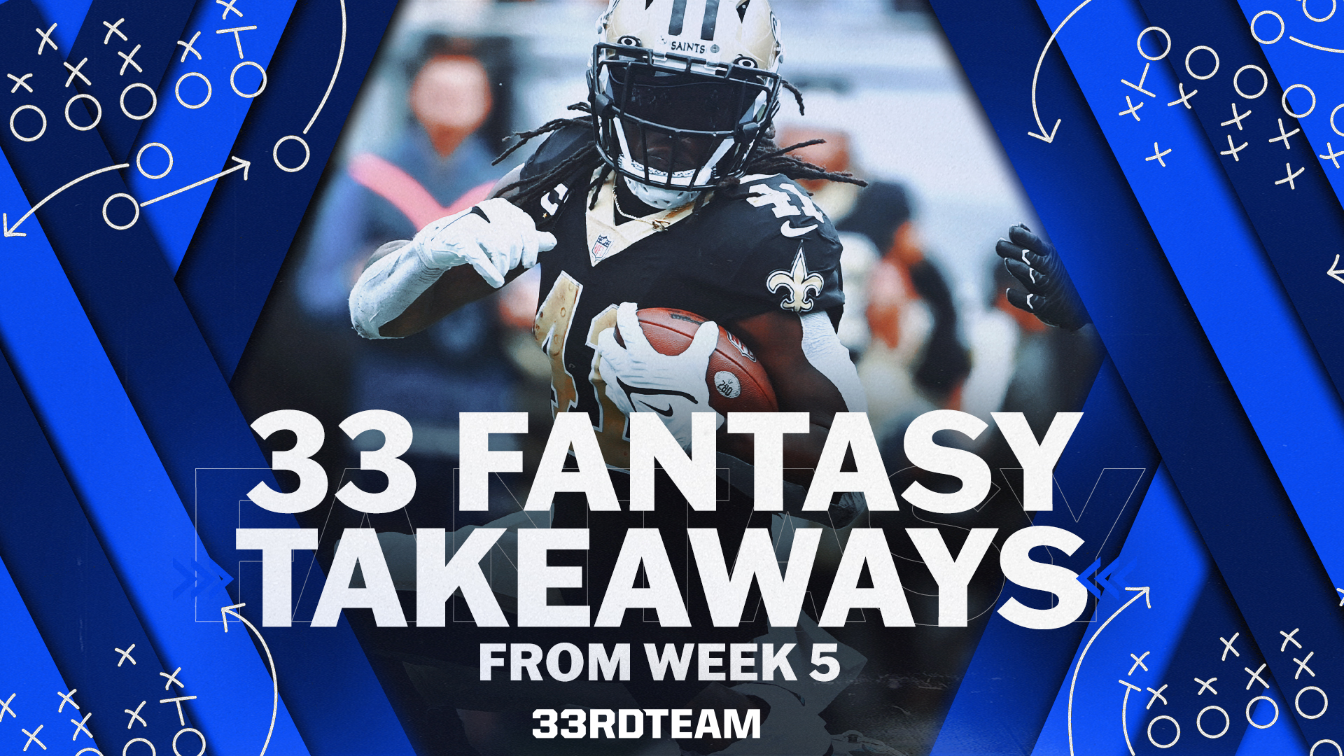Week 5 fantasy takeaways