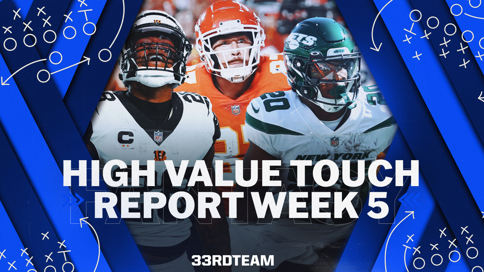 High-Value Touch Report: Week 5 Rushing & Receiving Data