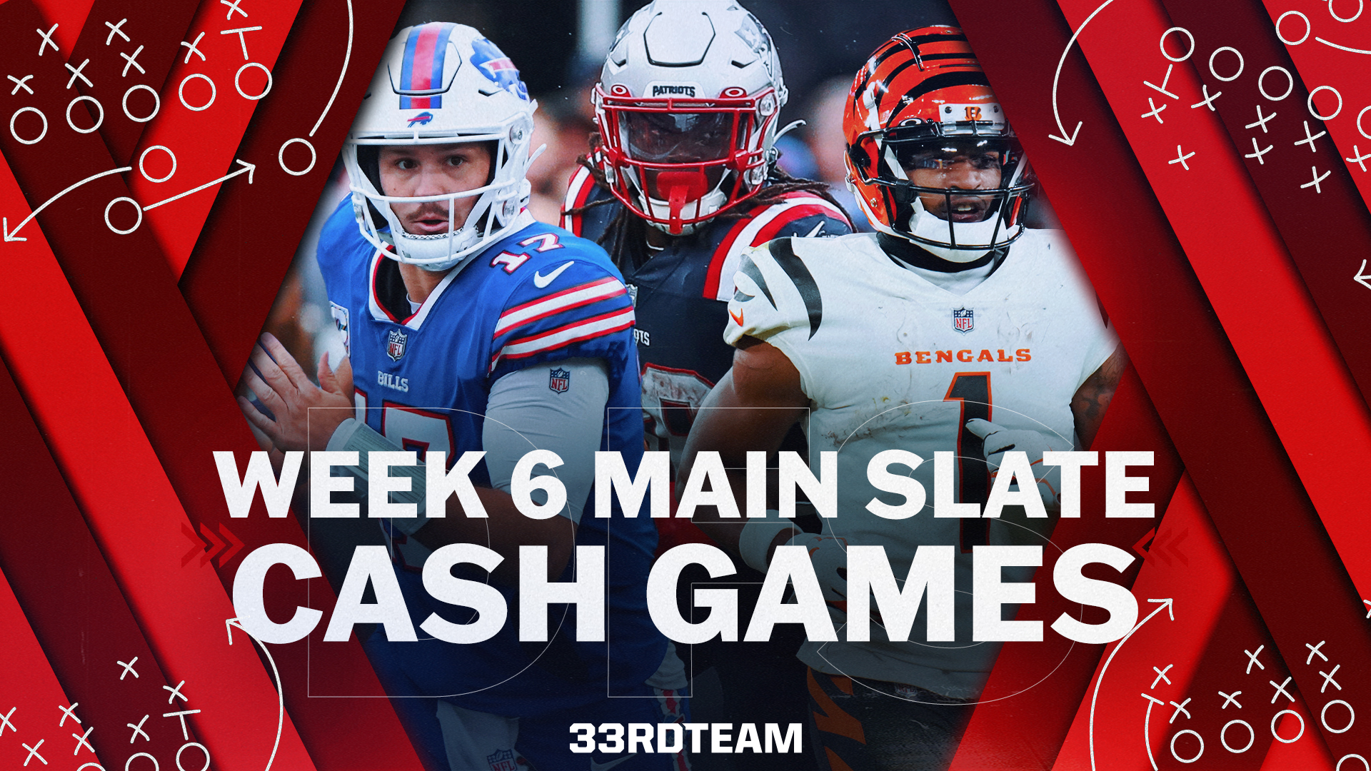 Week 6 DFS Cash Games