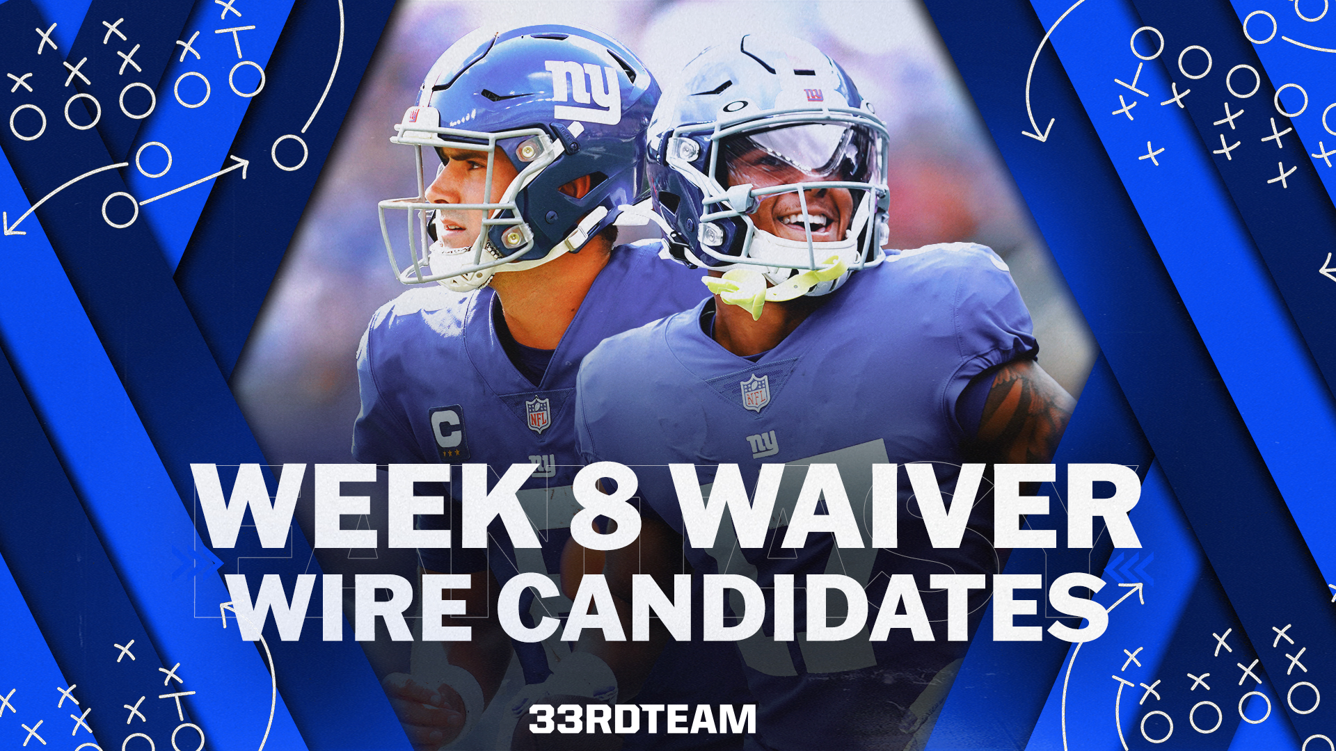 Fantasy Football NFL Week 8 Waiver Wire Candidates