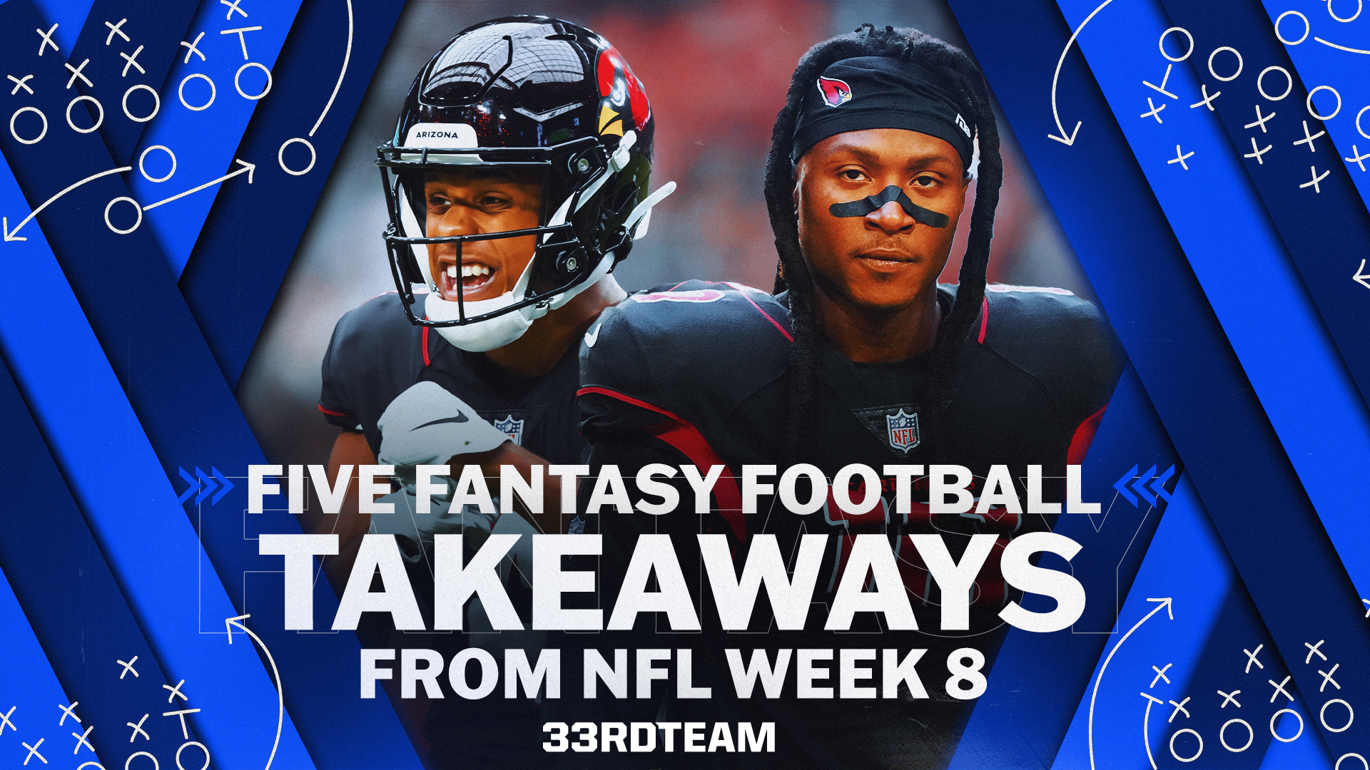 Five Fantasy Football Takeaways: NFL Week 8