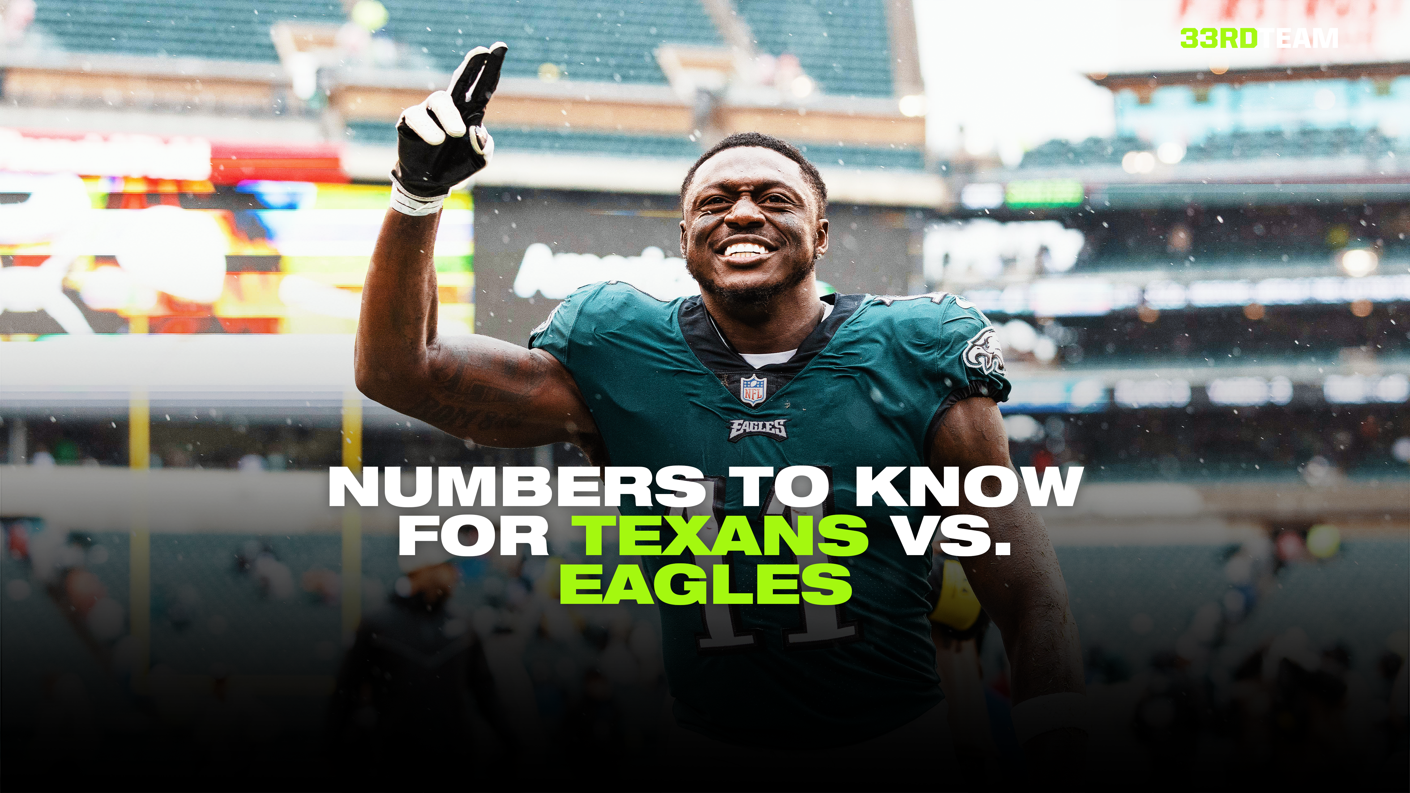 Numbers to Know for Eagles vs. Texans