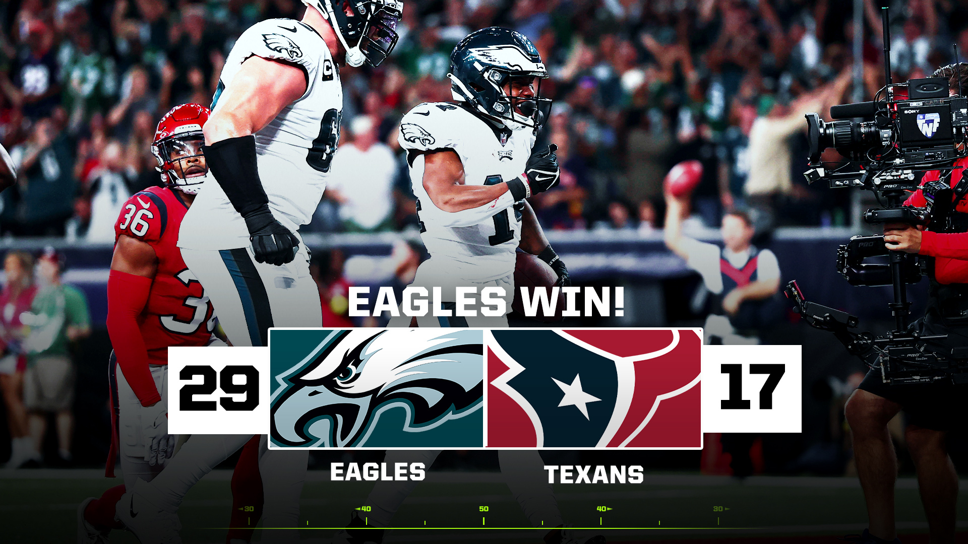 Eagles Survive Texans, Secure First 8-0 Start in Franchise History