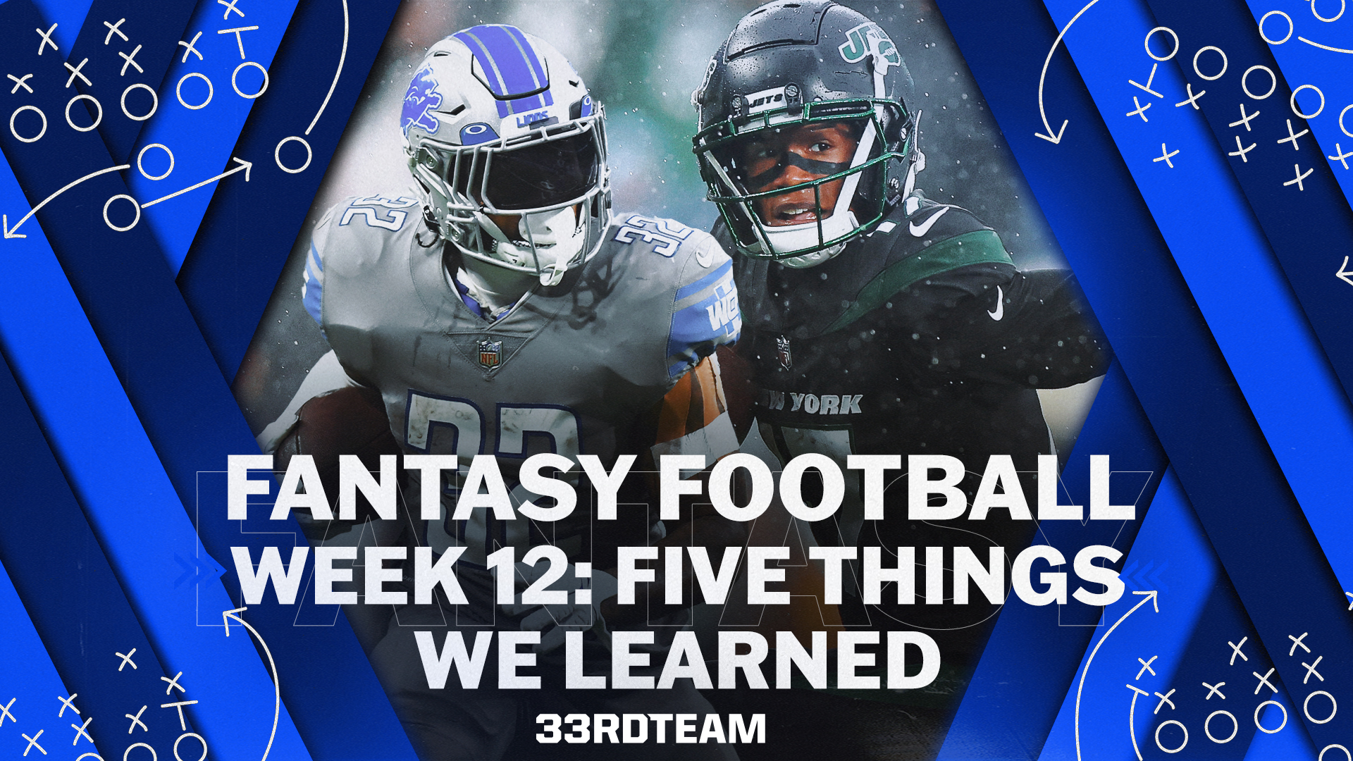 Week 12 Fantasy Football Takeaways