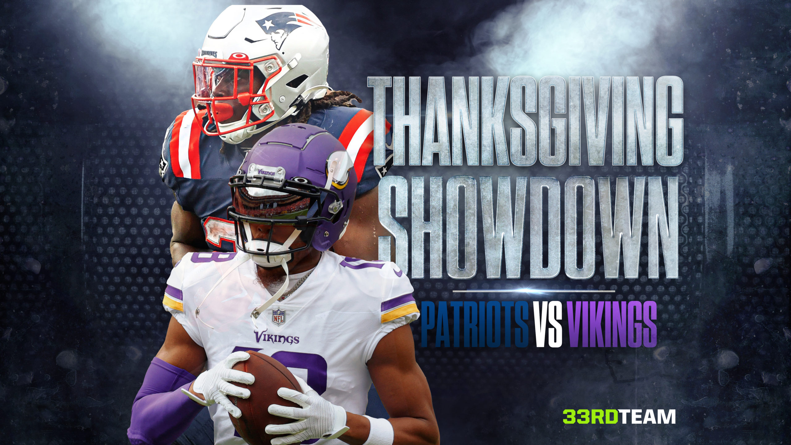 Patriots vs. Vikings DFS Thanksgiving Showdown