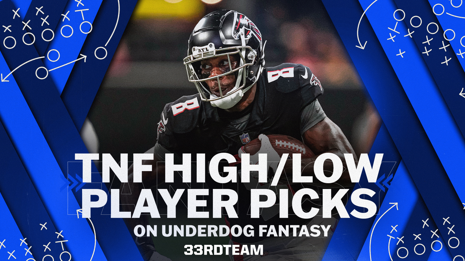 Week 10 Thursday Night Underdog Player Picks: Falcons vs. Panthers