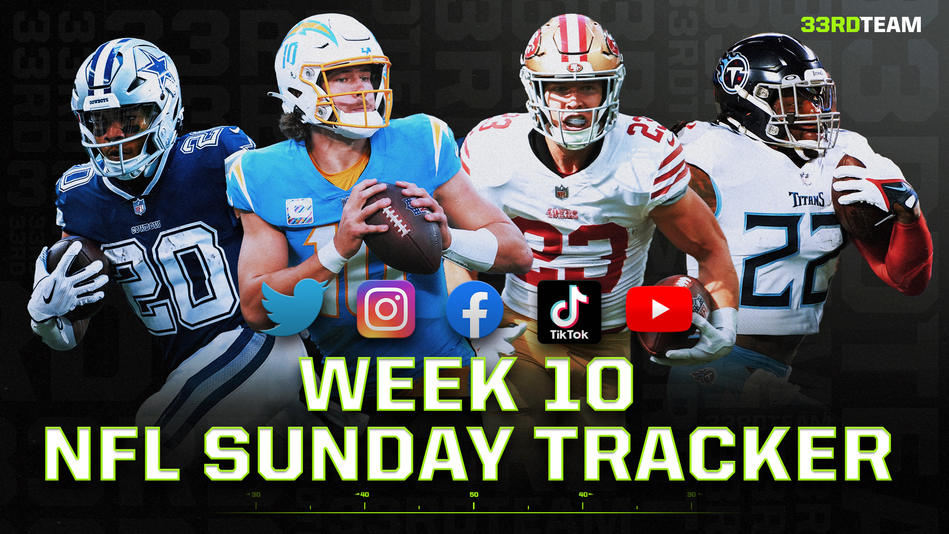 NFL Week 10 Live Highlights, Updates and News
